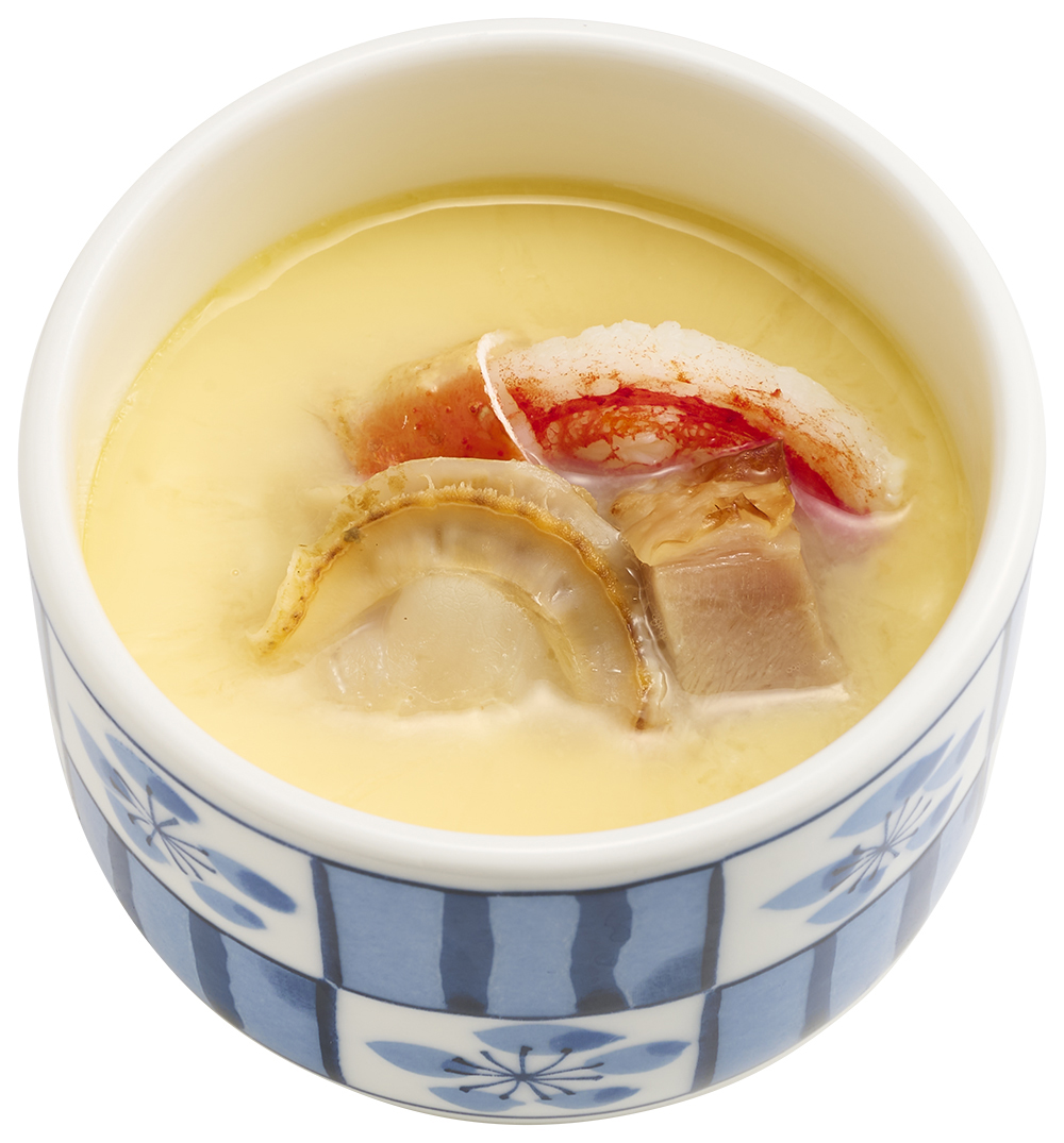 「本ずわい蟹の茶碗蒸し」（320円～）