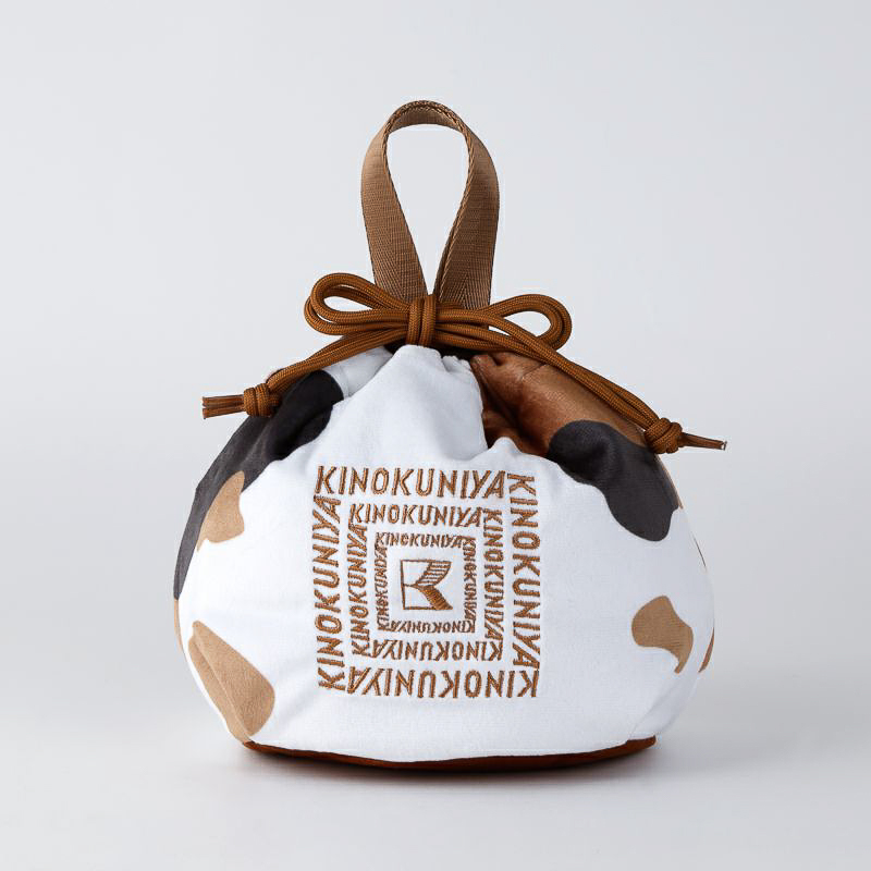 紀ノ国屋 保冷巾着 三毛猫