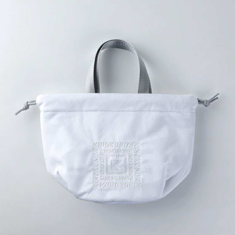 紀ノ国屋 保冷巾着 白猫