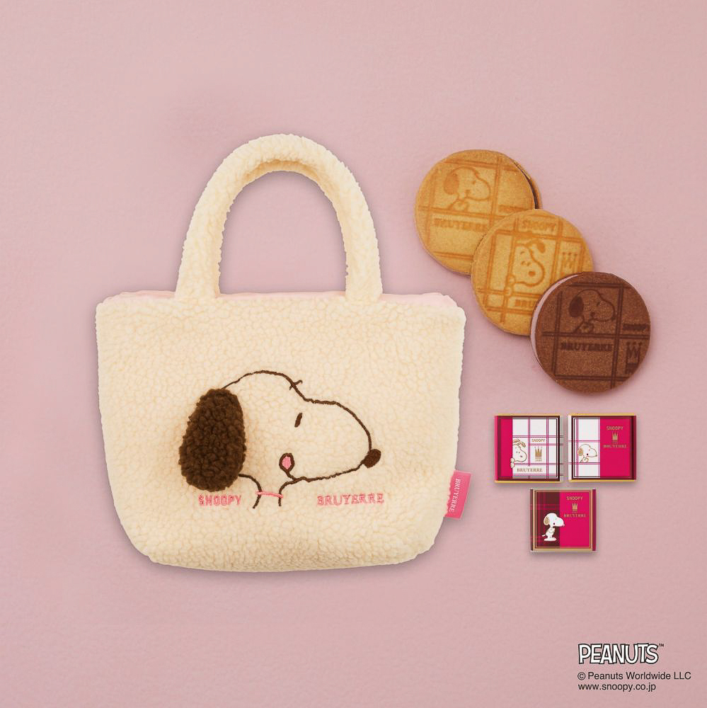 「スヌーピー meets ブリュイエール ミニトートバッグ」（2893円）
