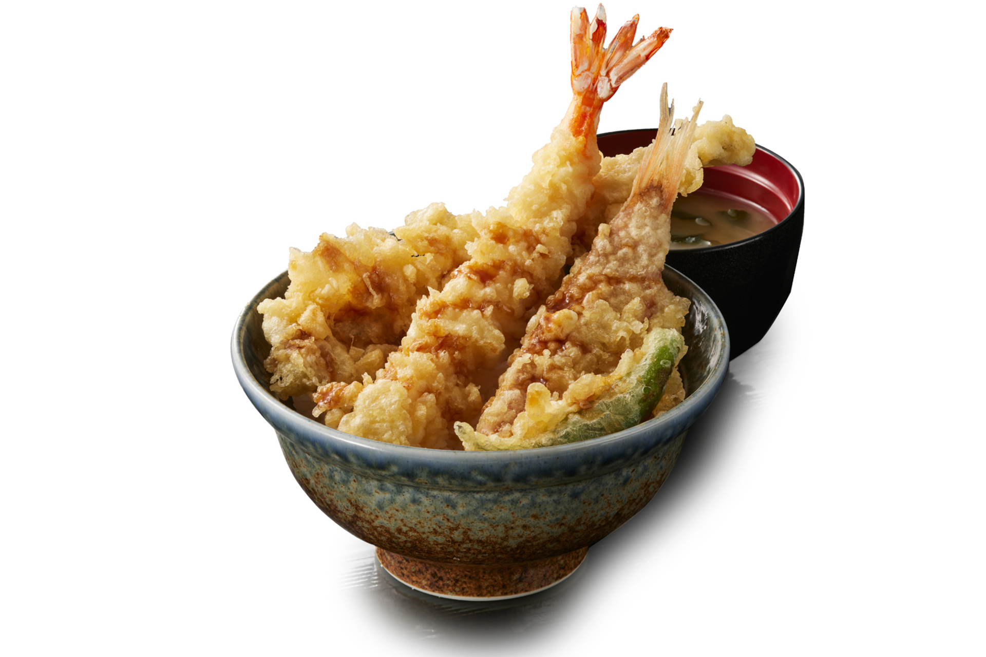 「早春ご馳走天丼（みそ汁付）」