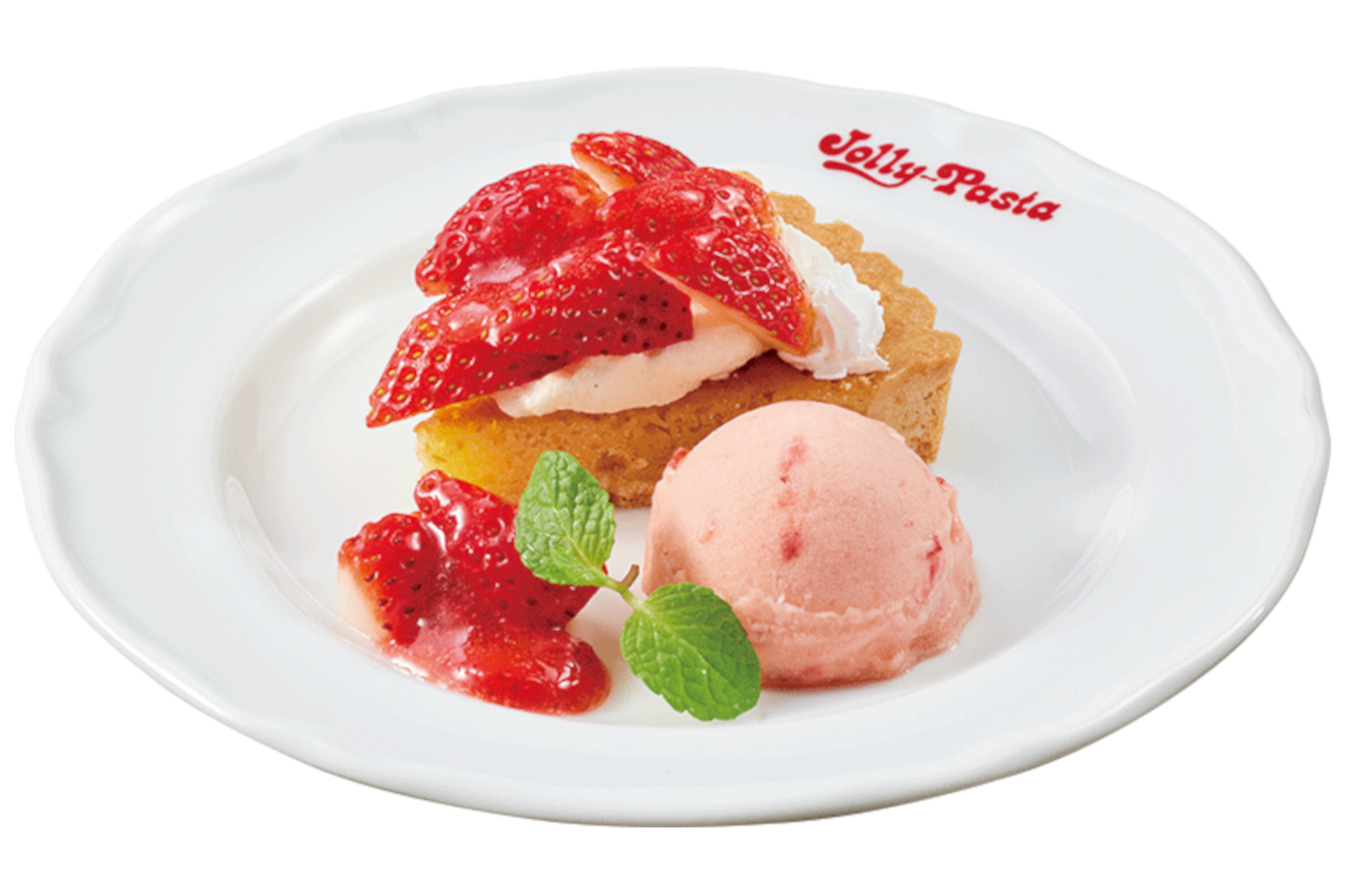 「苺のタルト～ストロベリージェラート添え～」