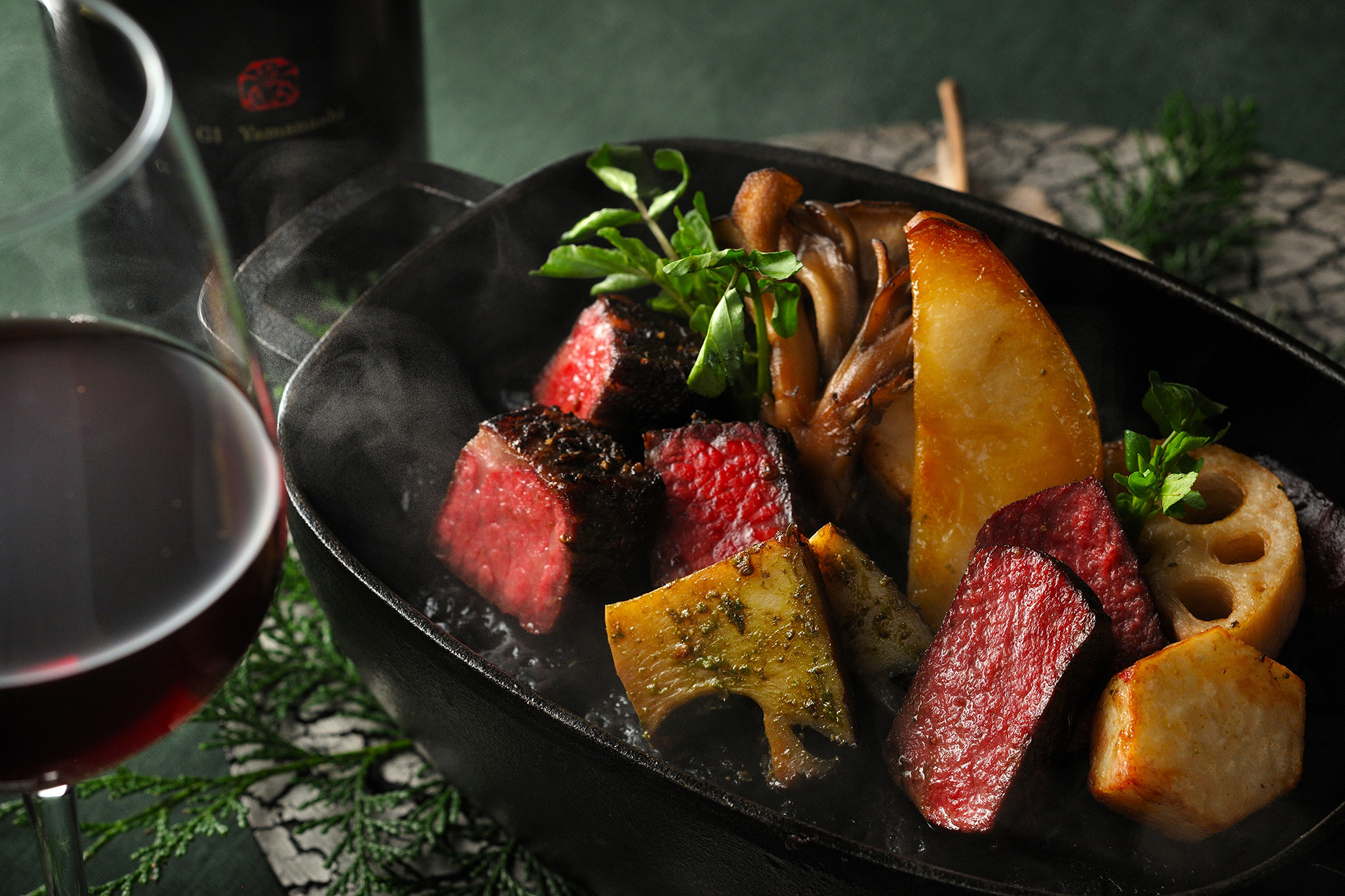 星のや富士「ガストロノミック・ワイルド」冬限定メニュー