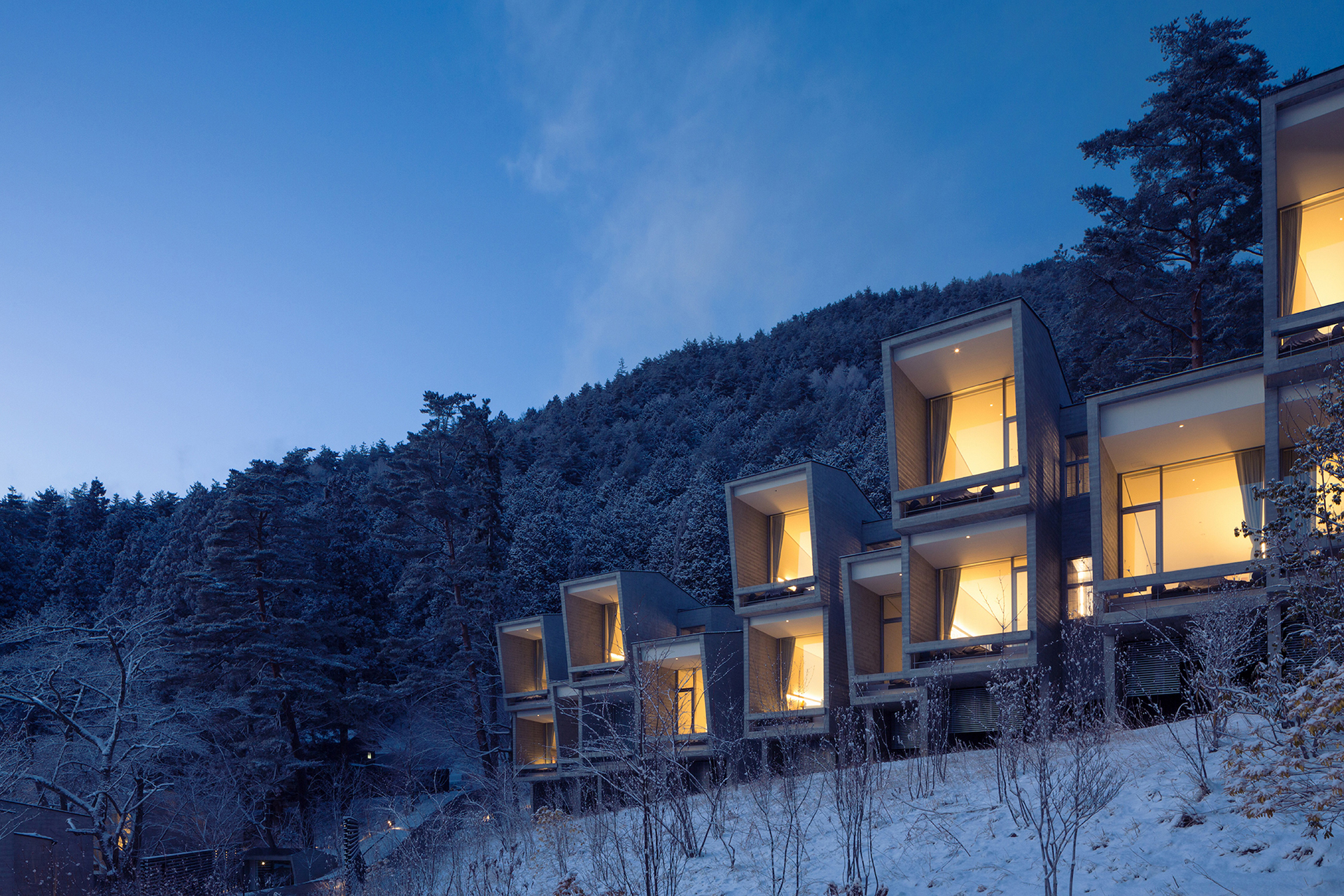 星のや富士 キャビン外観