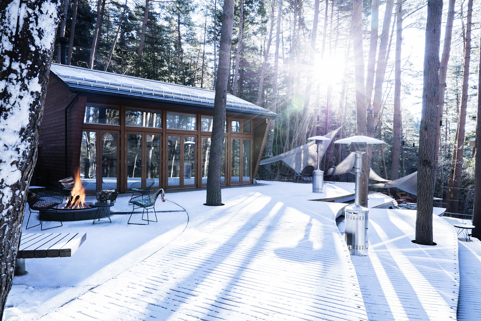 冬のクラウドテラス