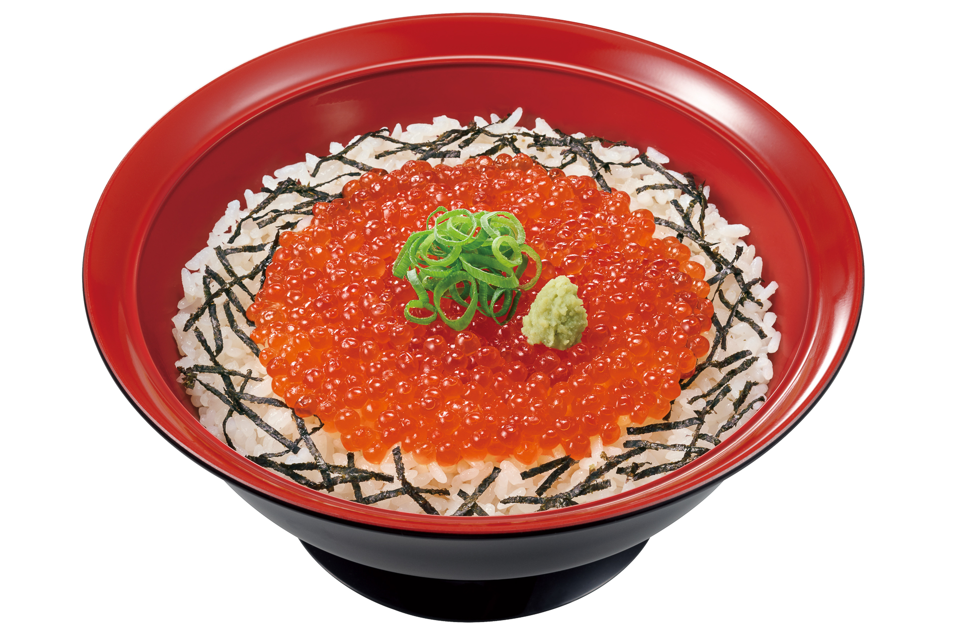「いくら丼」（並盛 1580円、ごはん大盛 1630円、特盛 2590円）