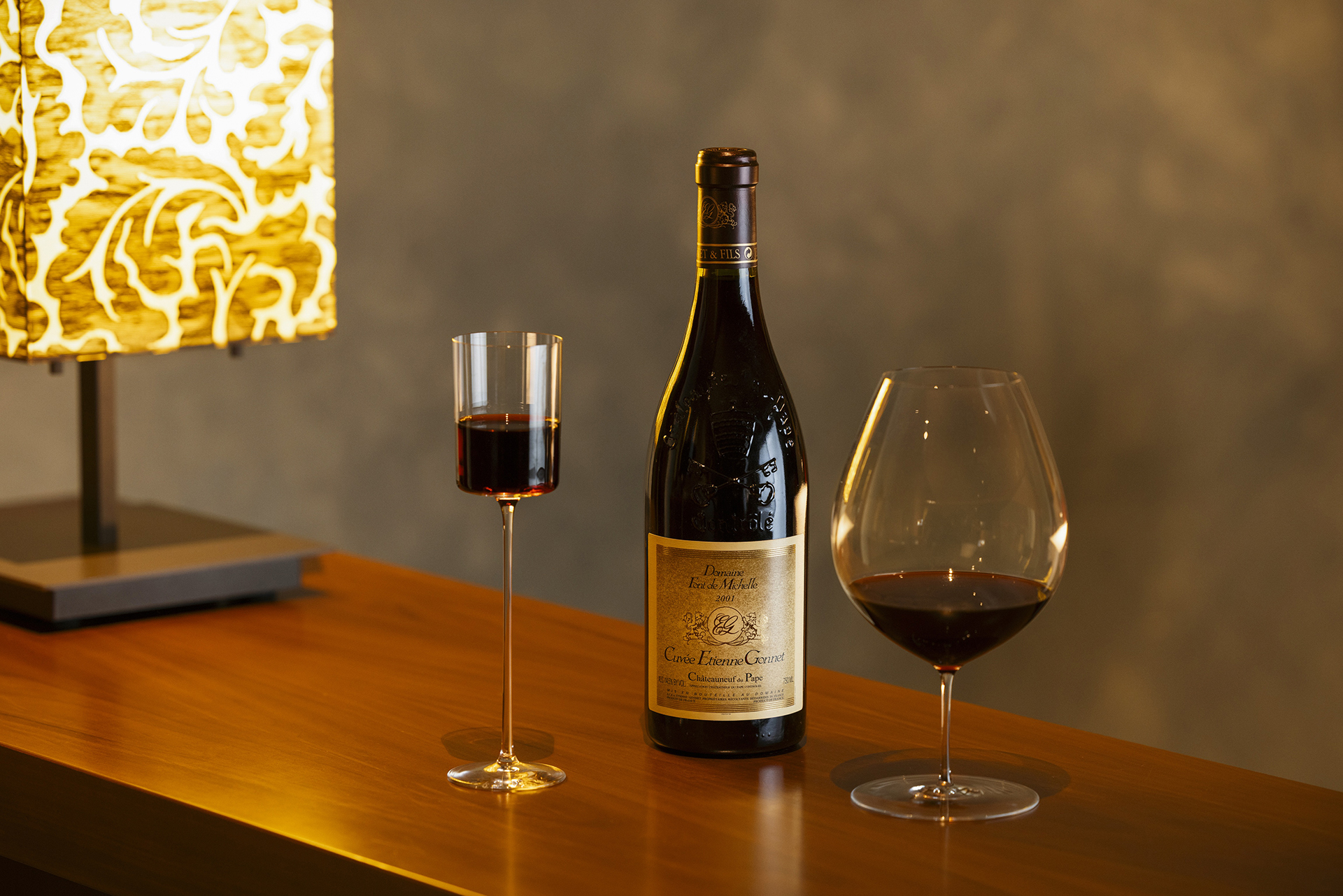 ワインやモクテルのペアリング例