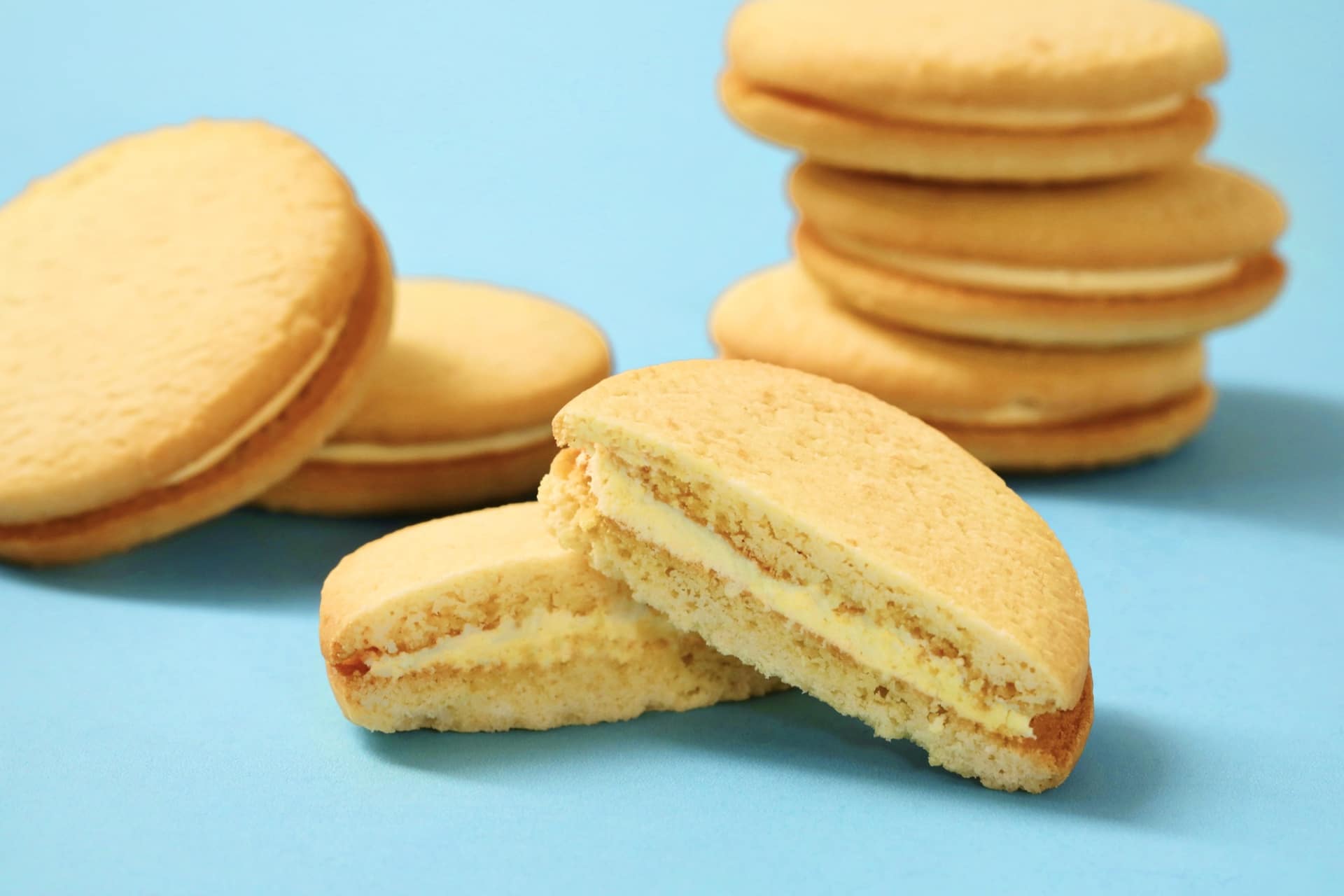 パステルガレットサンド＜なめらかプリン味＞