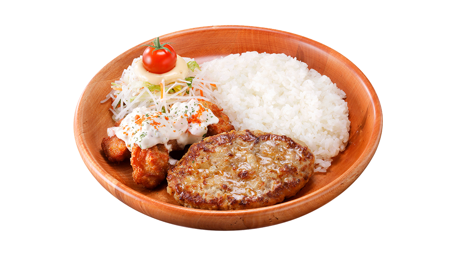 「タルタルザンギ＆ハンバーグディッシュ」