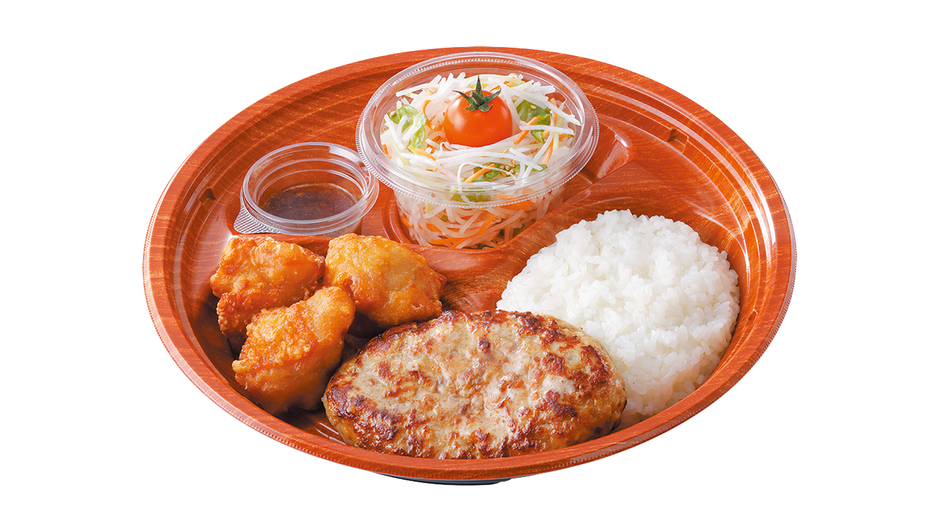 【テイクアウト/宅配メニュー】「タルタルザンギ＆ハンバーグディッシュ」