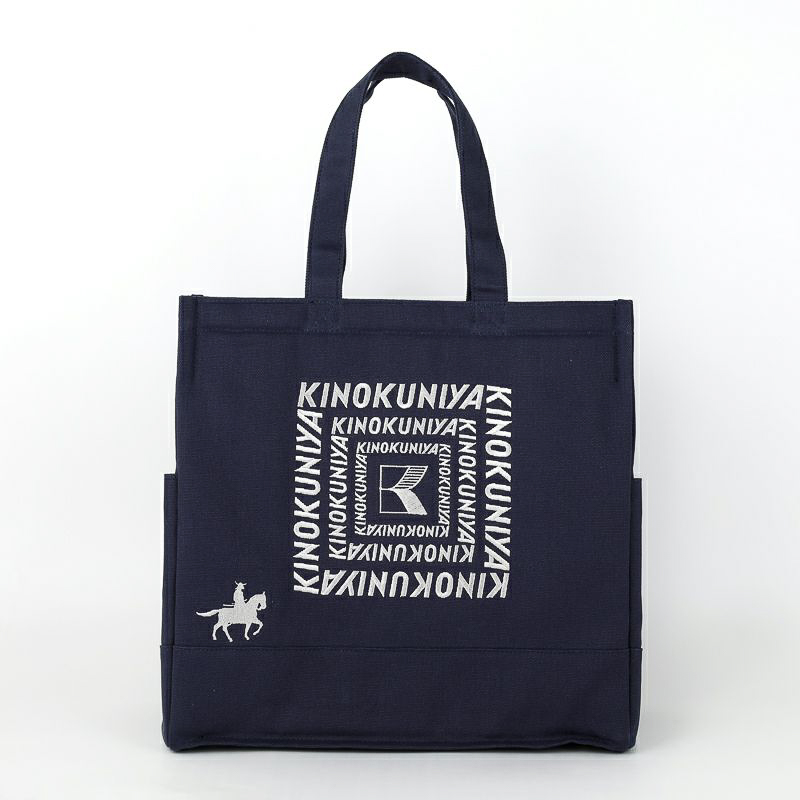 紀ノ国屋 コットン保冷バッグ（ネイビー）