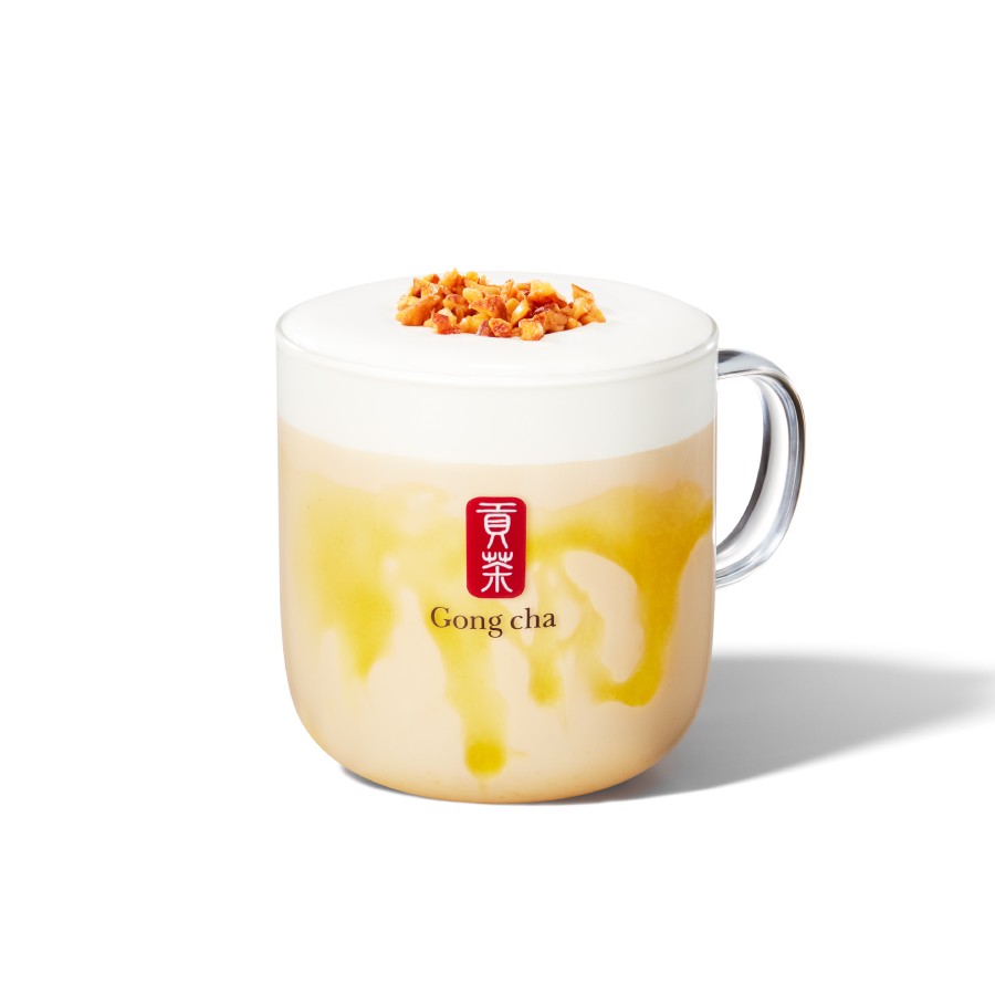 香り立つ ハニーナッツウーロン ミルクティー（640円）