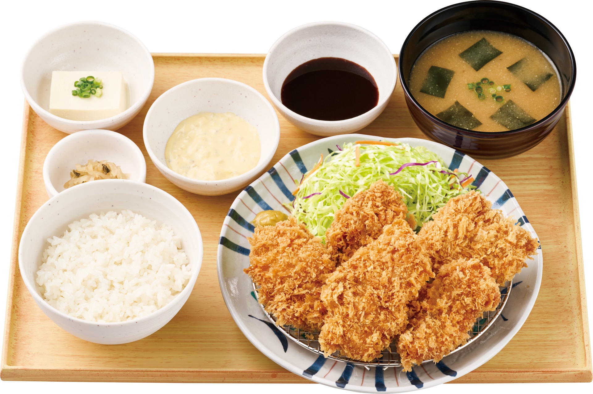 【タルタルソース付】とりカツ定食（5個）