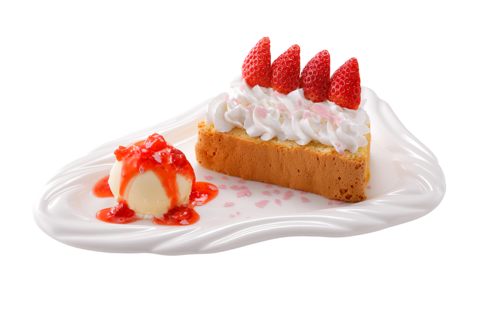 「完熟いちごシフォン」