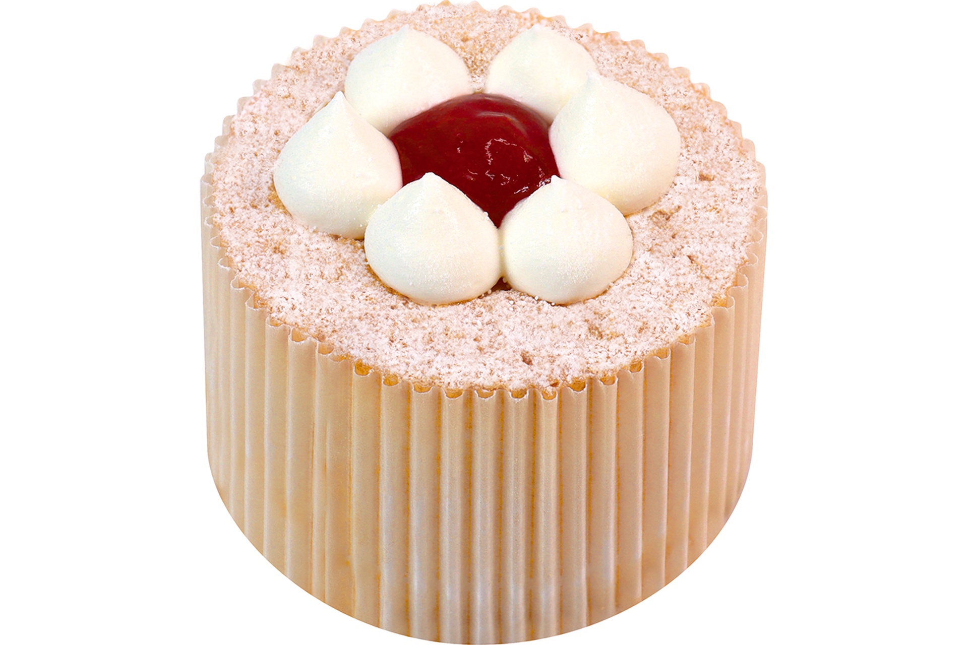 苺のシフォンケーキ