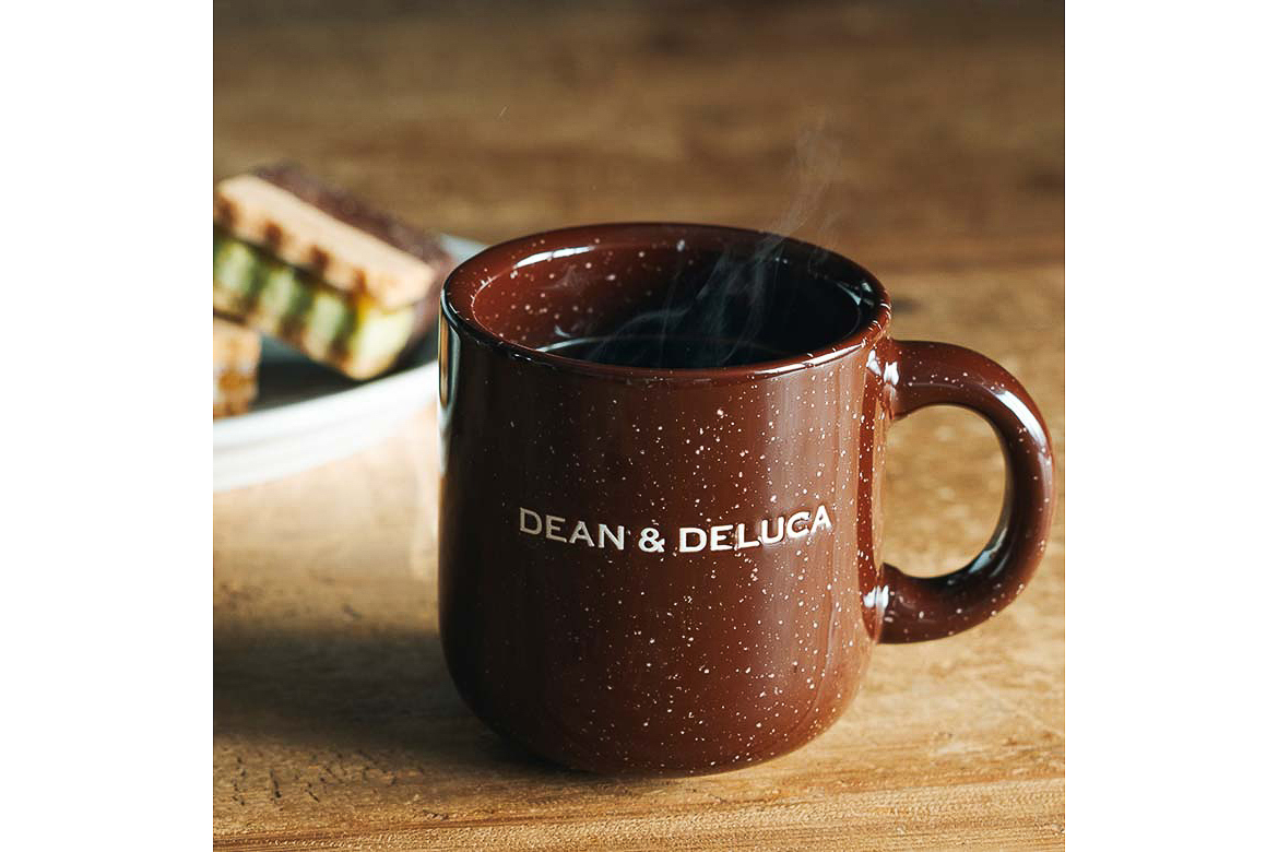 DEAN & DELUCA「コーヒーマグカップ ブラウン×ホワイト」