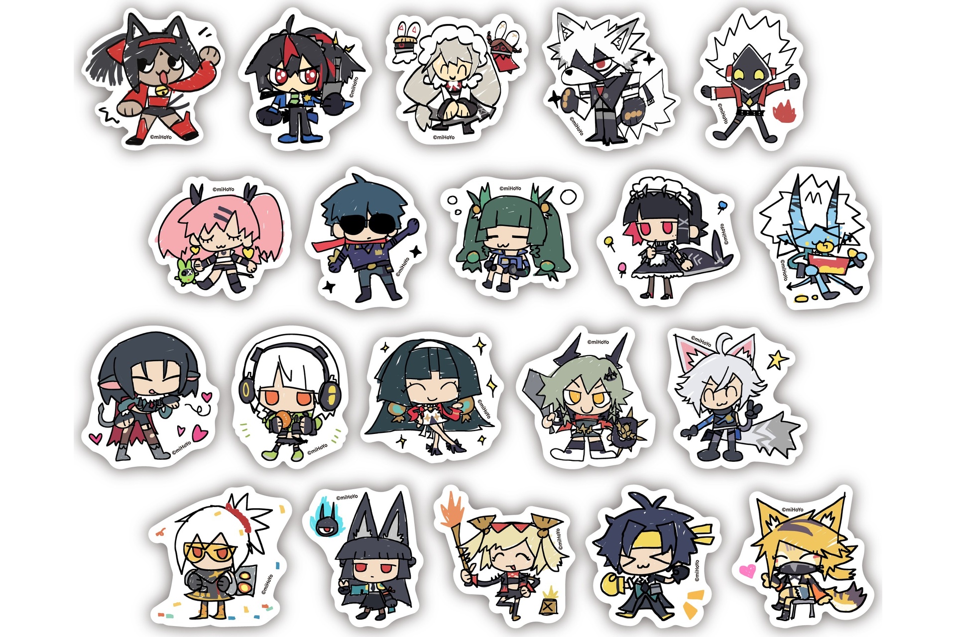 トレーディングステッカー 5枚セット（全20種）