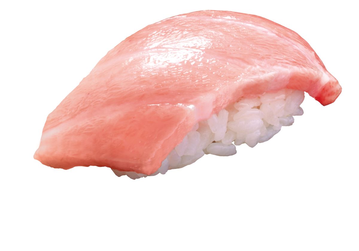 「みなみまぐろ大とろ」（110円）