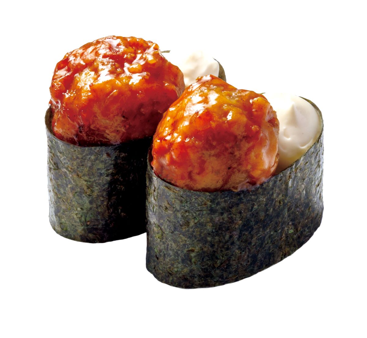 「鴨つくね軍艦」（110円）