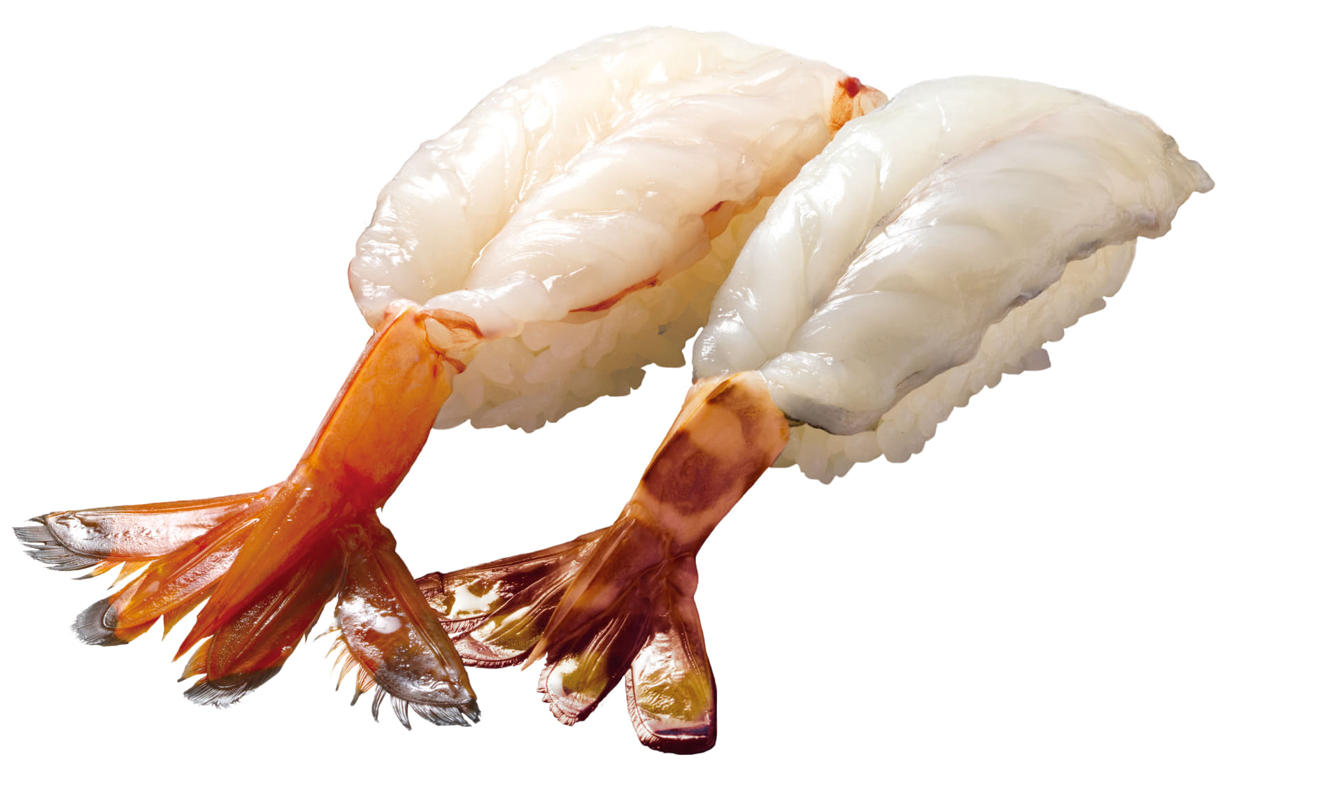 「天然えび食べ比べ（赤えび、車えび）」（319円）