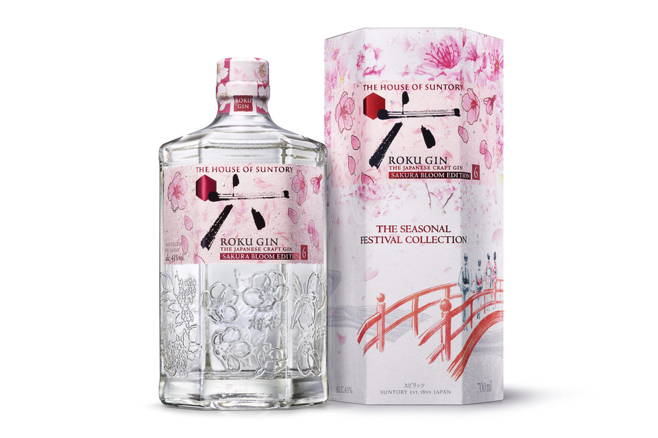 Amazon、クラフトジン「ROKU〈六〉SAKURA BLOOM EDITION」の予約販売を