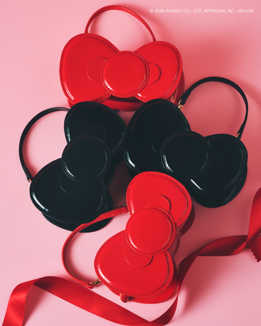 「2WAYストラップ付きミニショルダーリボンバッグ」（4994円）