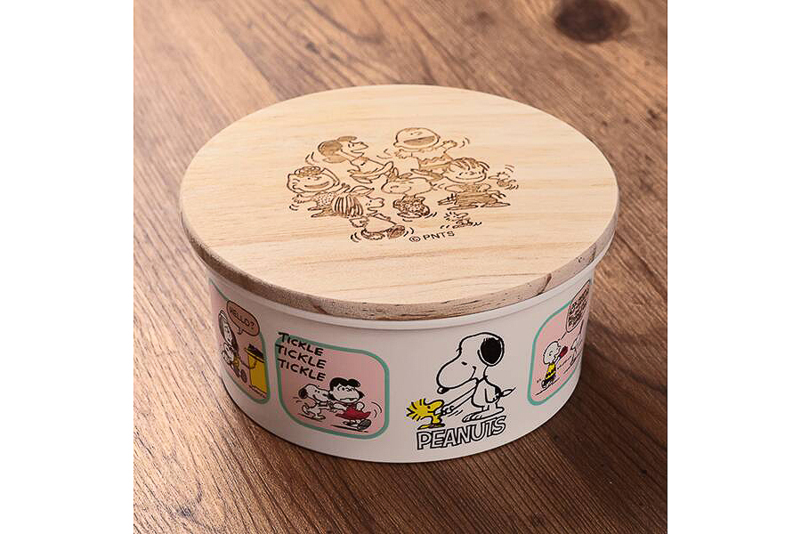 カルディコーヒーファーム「スヌーピー エコマテリアルラウンドコンテナ」