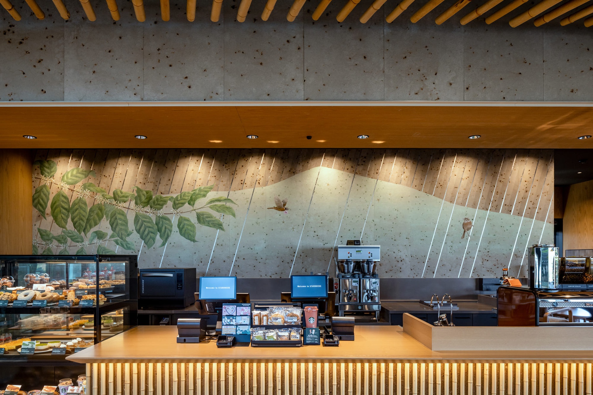 スターバックス コーヒー 都城 KIRISHIMA GREENSHIP icoia店のカウンター