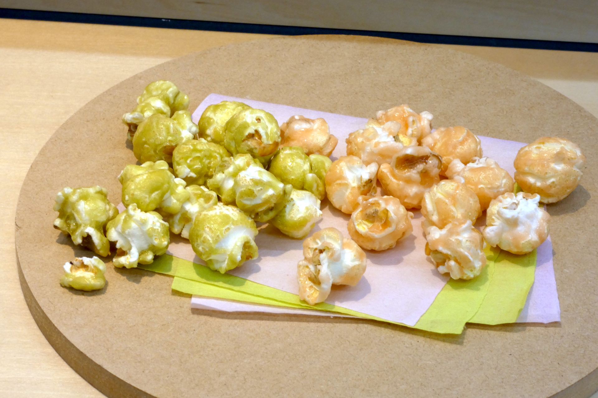 桜と抹茶のキャンディングポップコーン