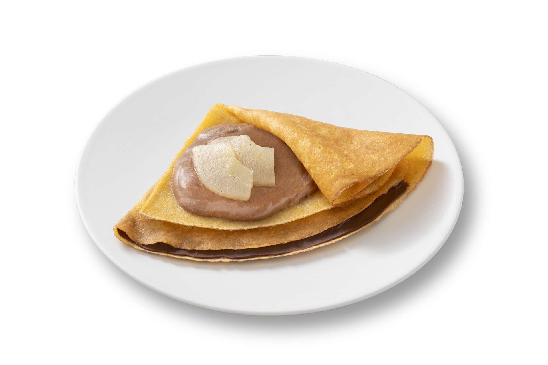 ショコラと洋梨のクレープ（298円）