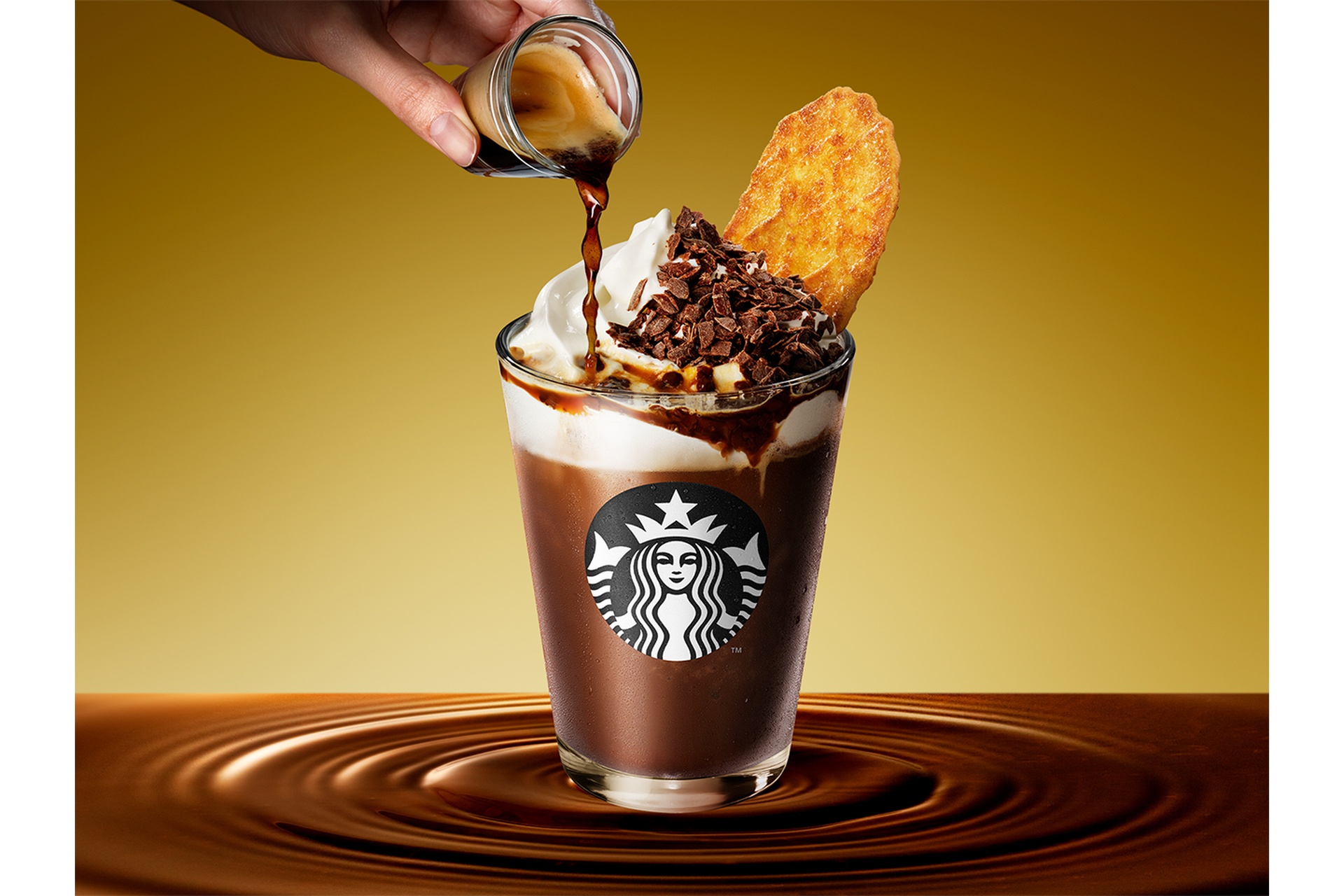 スターバックスの「カカオ エスプレッソ アフォガート フラペチーノ」