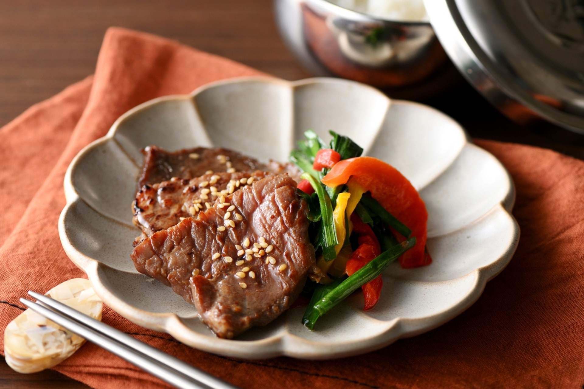 牛カットステーキ プルコギ風