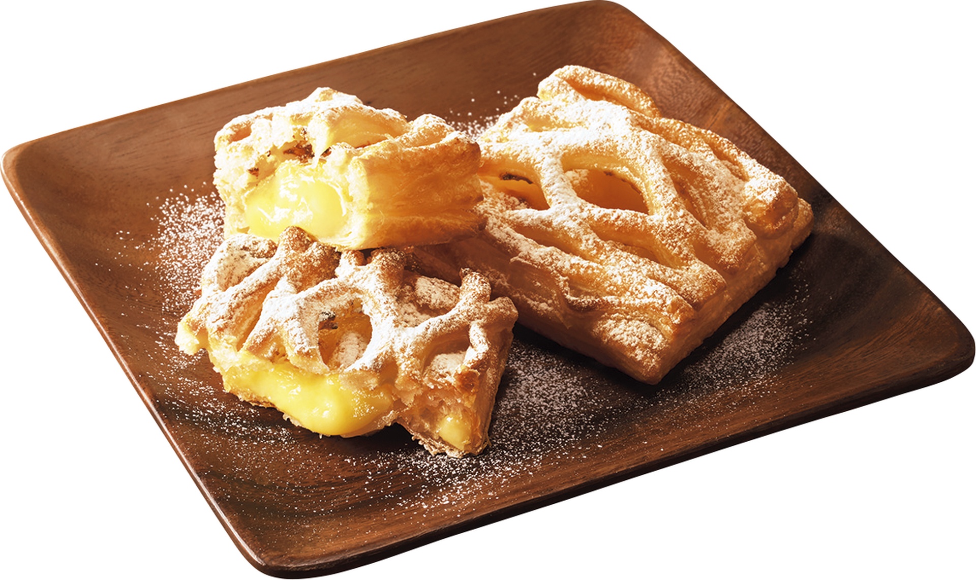 焼きたてカスタードパイ