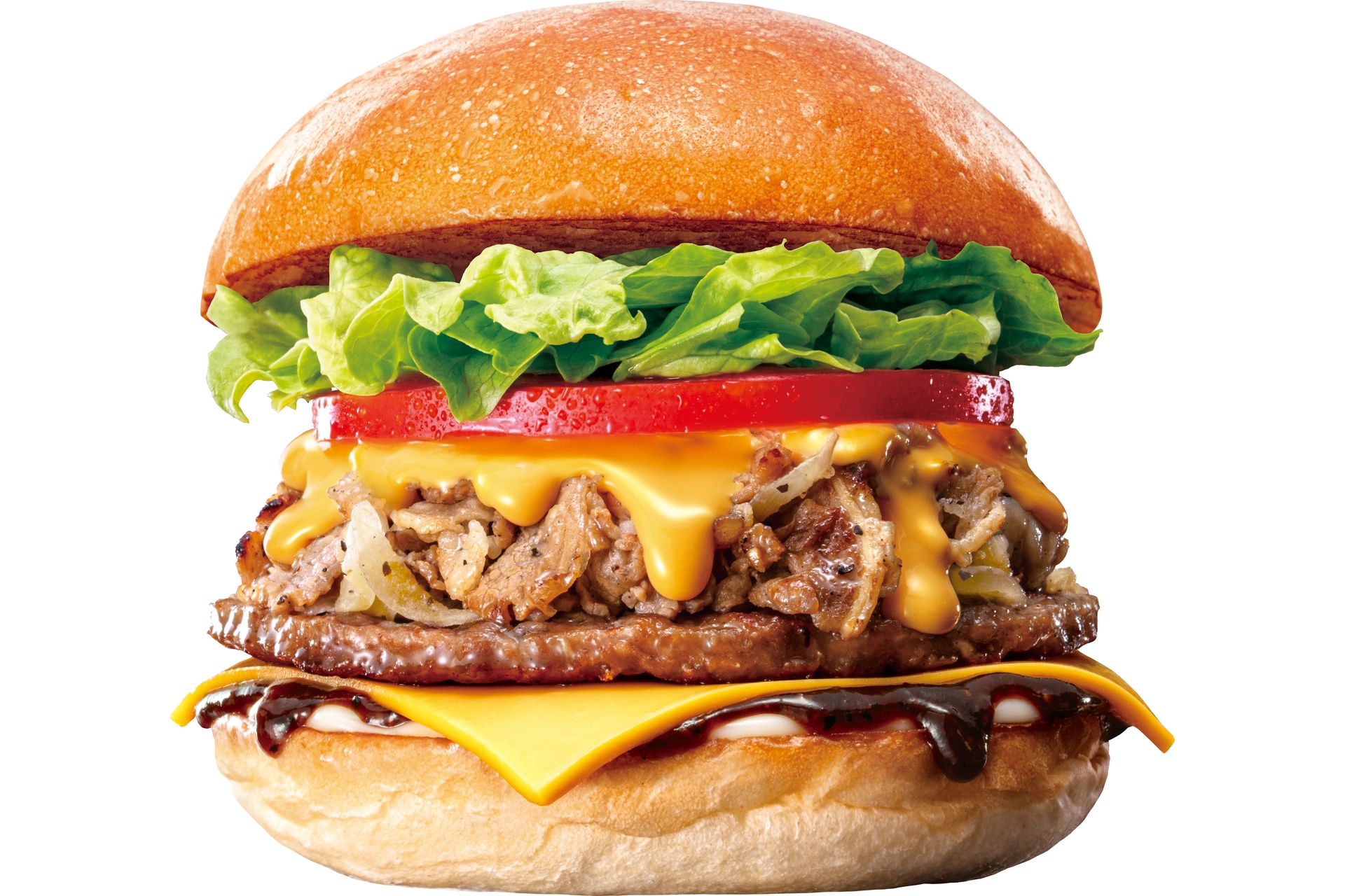 べジ フィリーチーズステーキバーガー