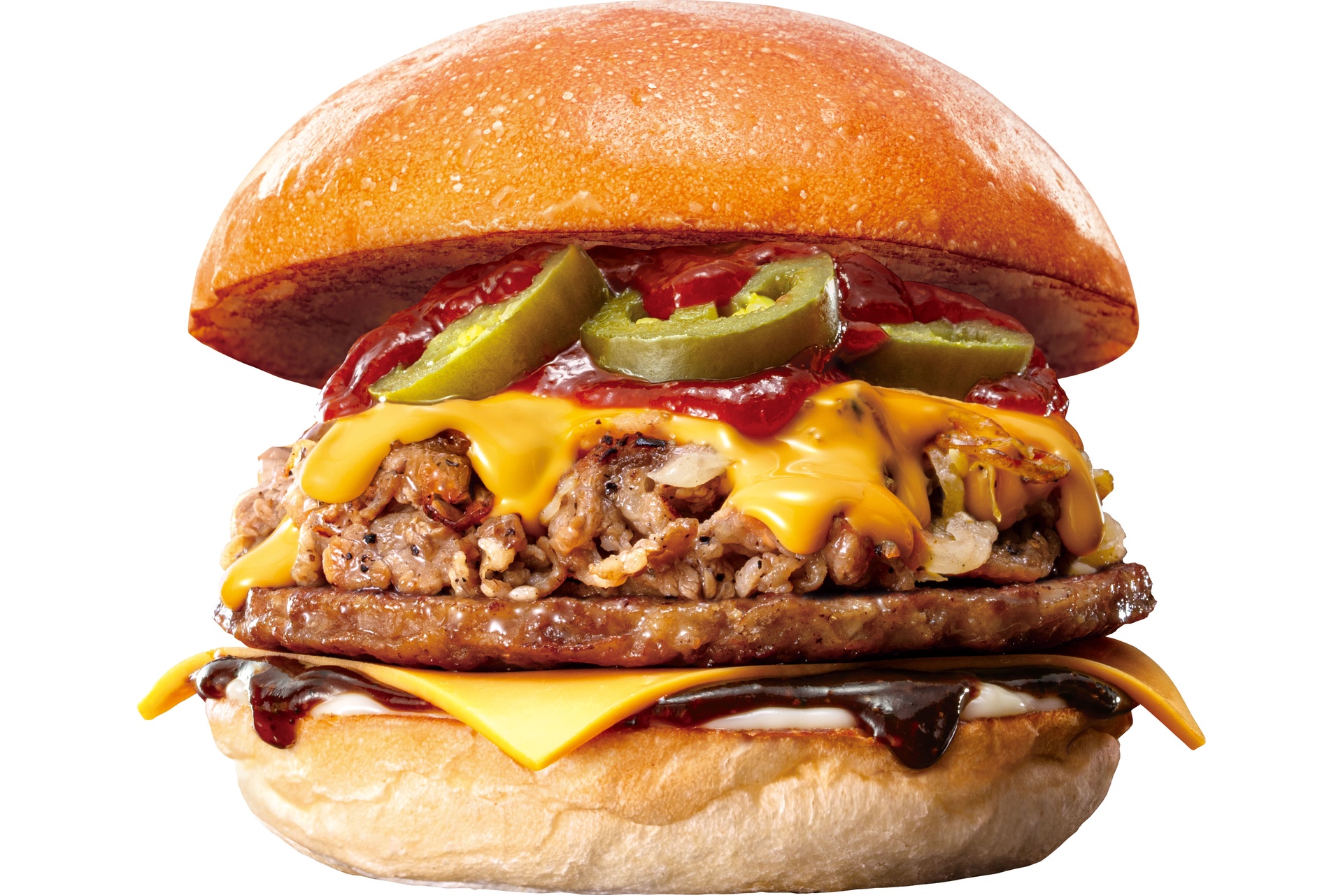 スパイシー フィリーチーズステーキバーガー