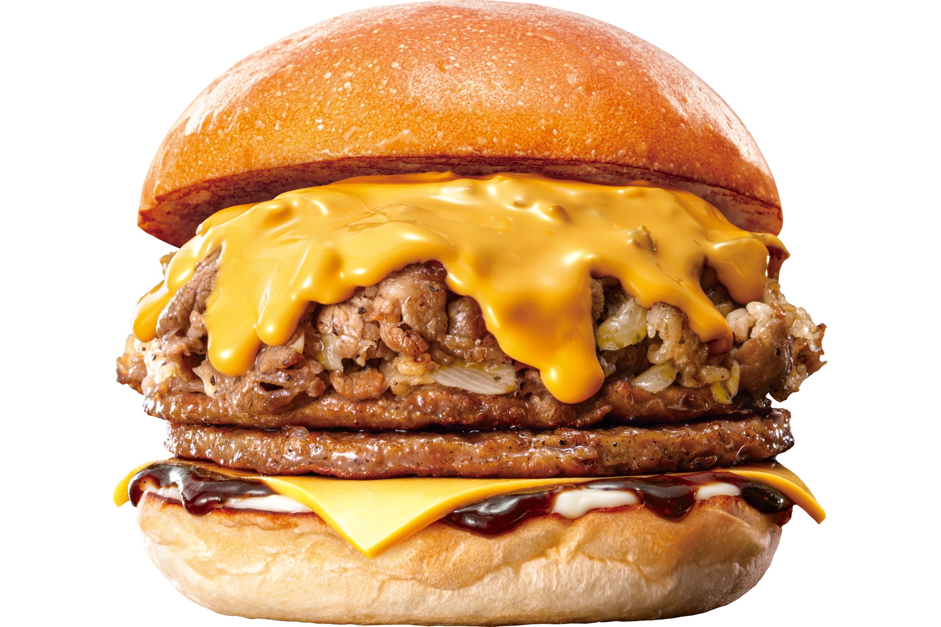 ダブル フィリーチーズステーキバーガー