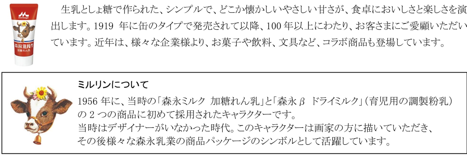 「森永ミルク 加糖れん乳」について