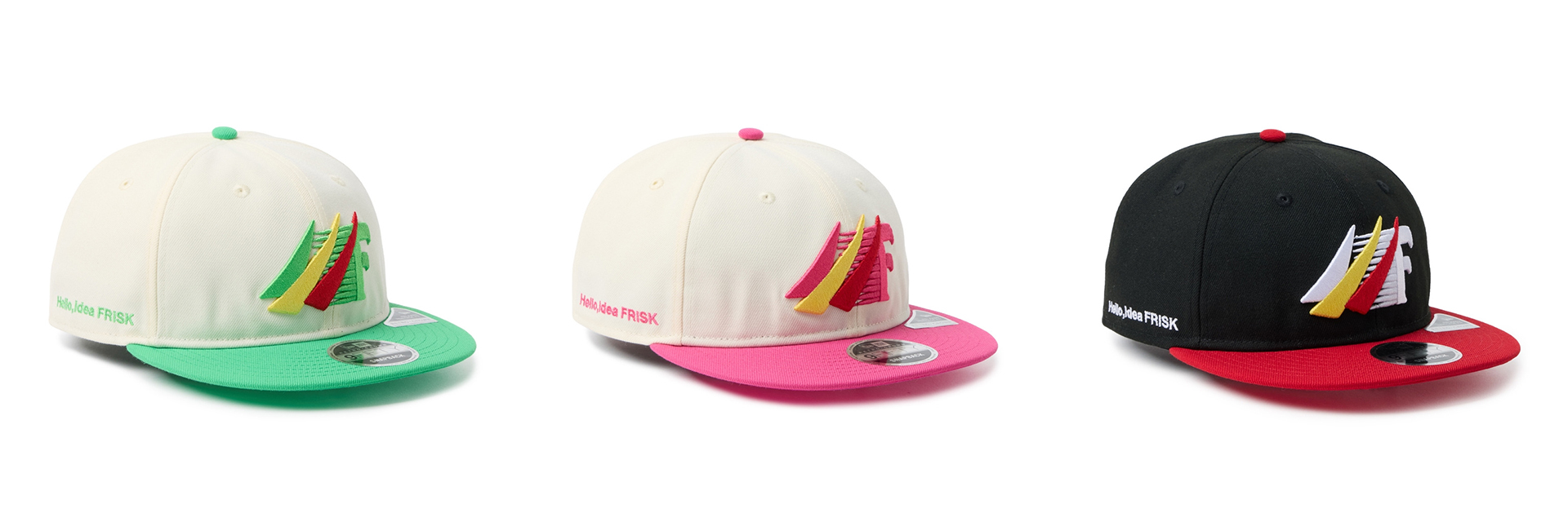 「Retro Crown 9FIFTY」（各6380円）