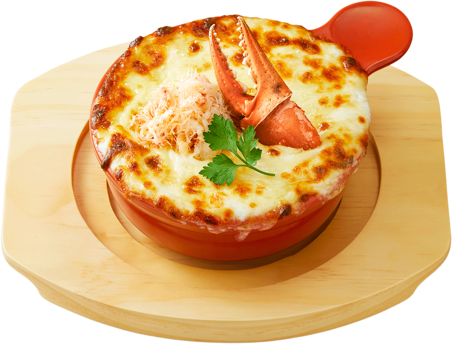 “窯焼きチーズパスタ” 蟹のクリームソース（1639円）