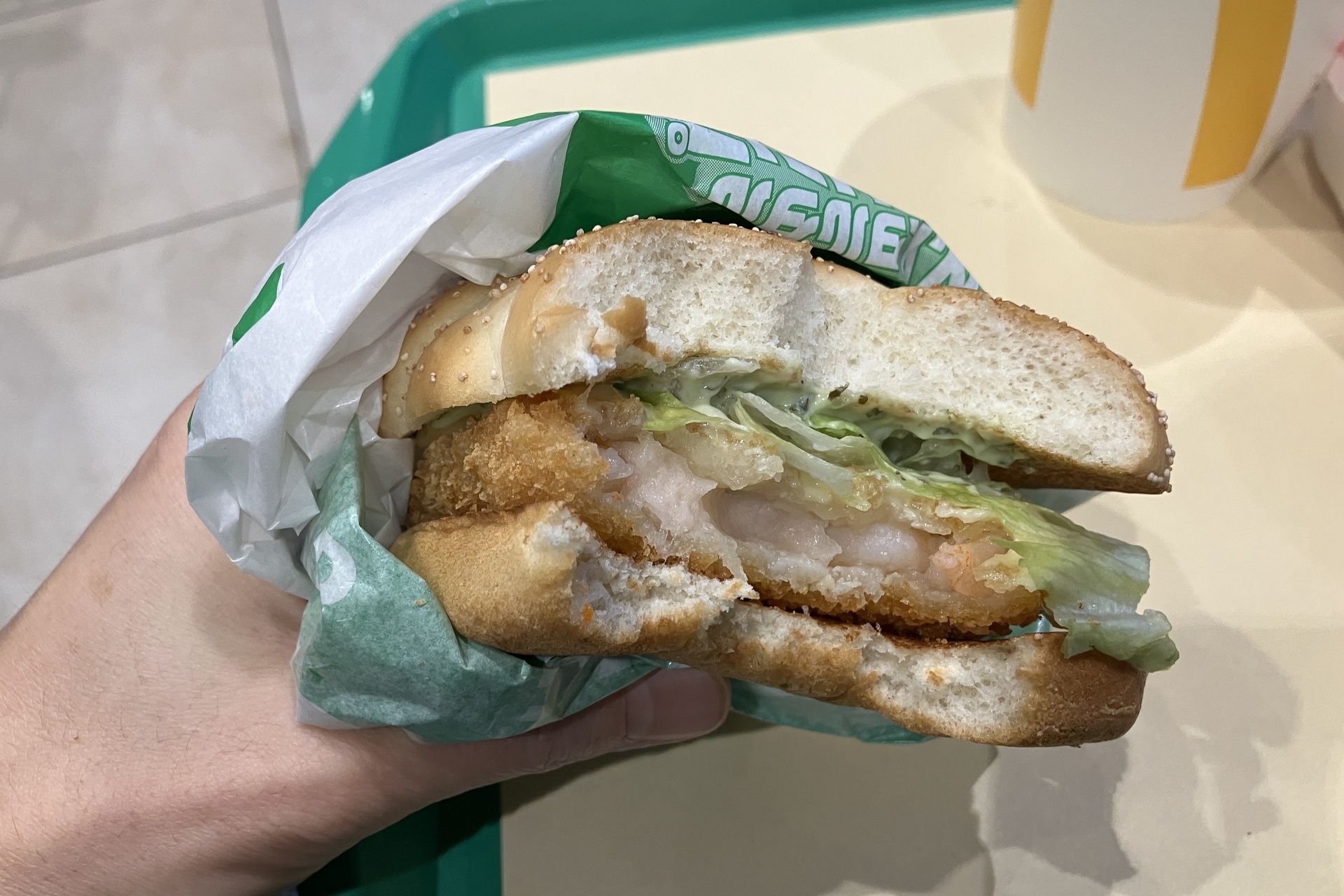 爽やかな味わいのN.Y. タルタルシュリンプ ガーリック＆バジル