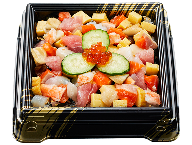 「9種具材の海鮮ばらちらし」（790円）