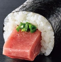 はみ出すまぐろたたきの太巻