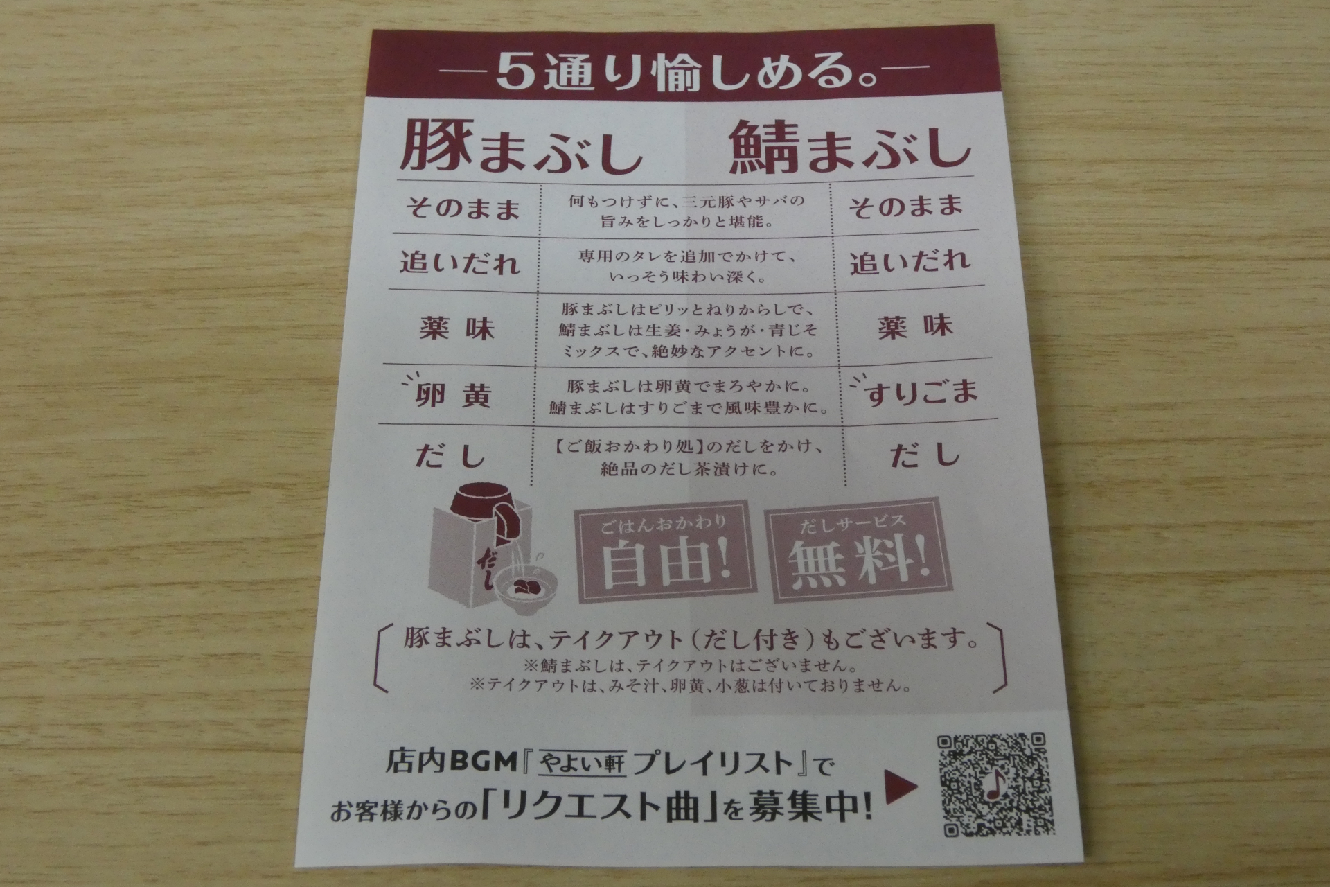 それぞれ“ひつまぶし”のような食べ方で楽しめる