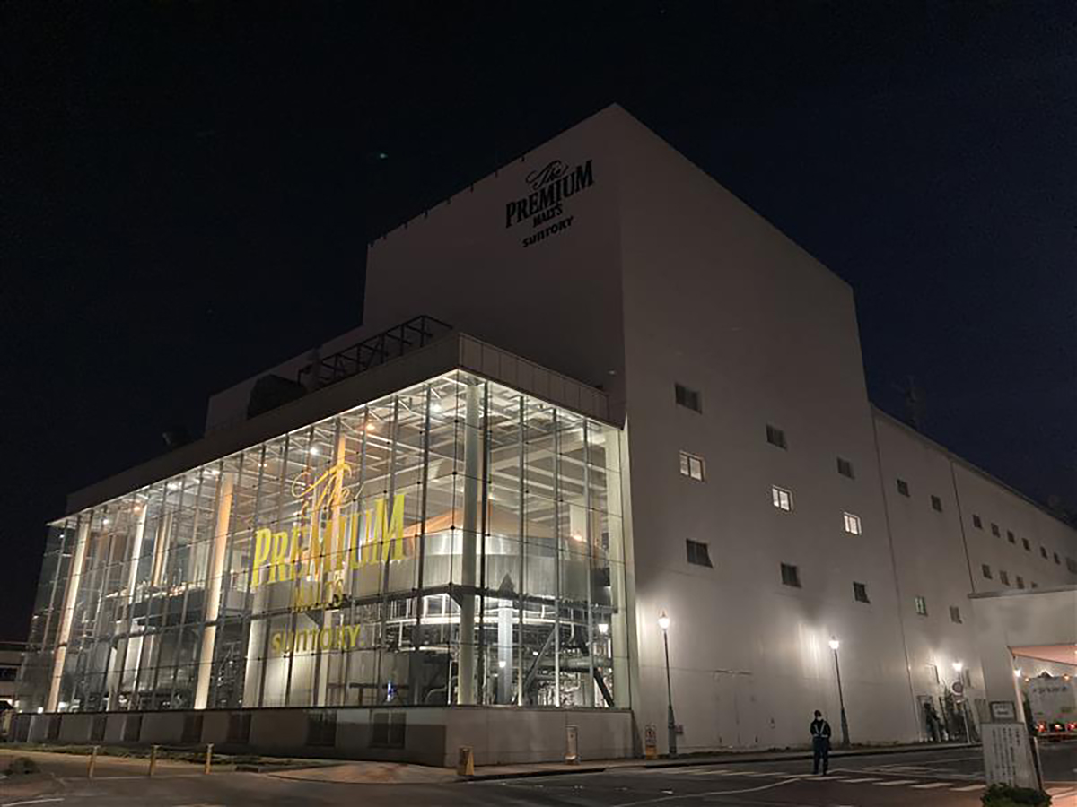 サントリー「武蔵野ビール工場 ナイトツアー」