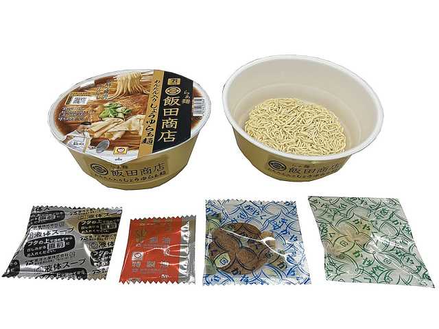 「セブンプレミアム ゴールド 飯田商店 ワンタン入りしょうゆらぁ麺」