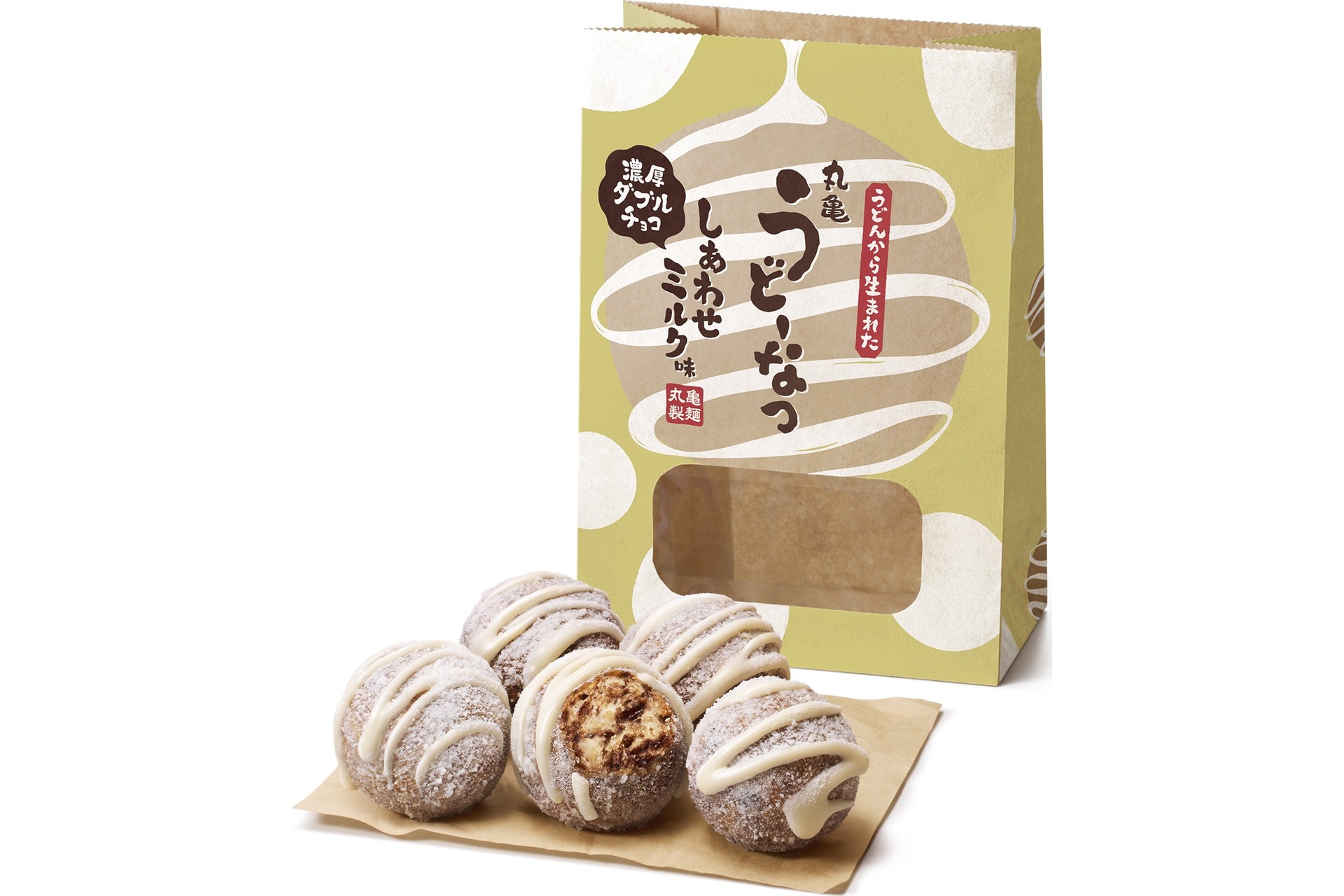 丸亀うどーなつ 濃厚ダブルチョコ しあわせミルク味