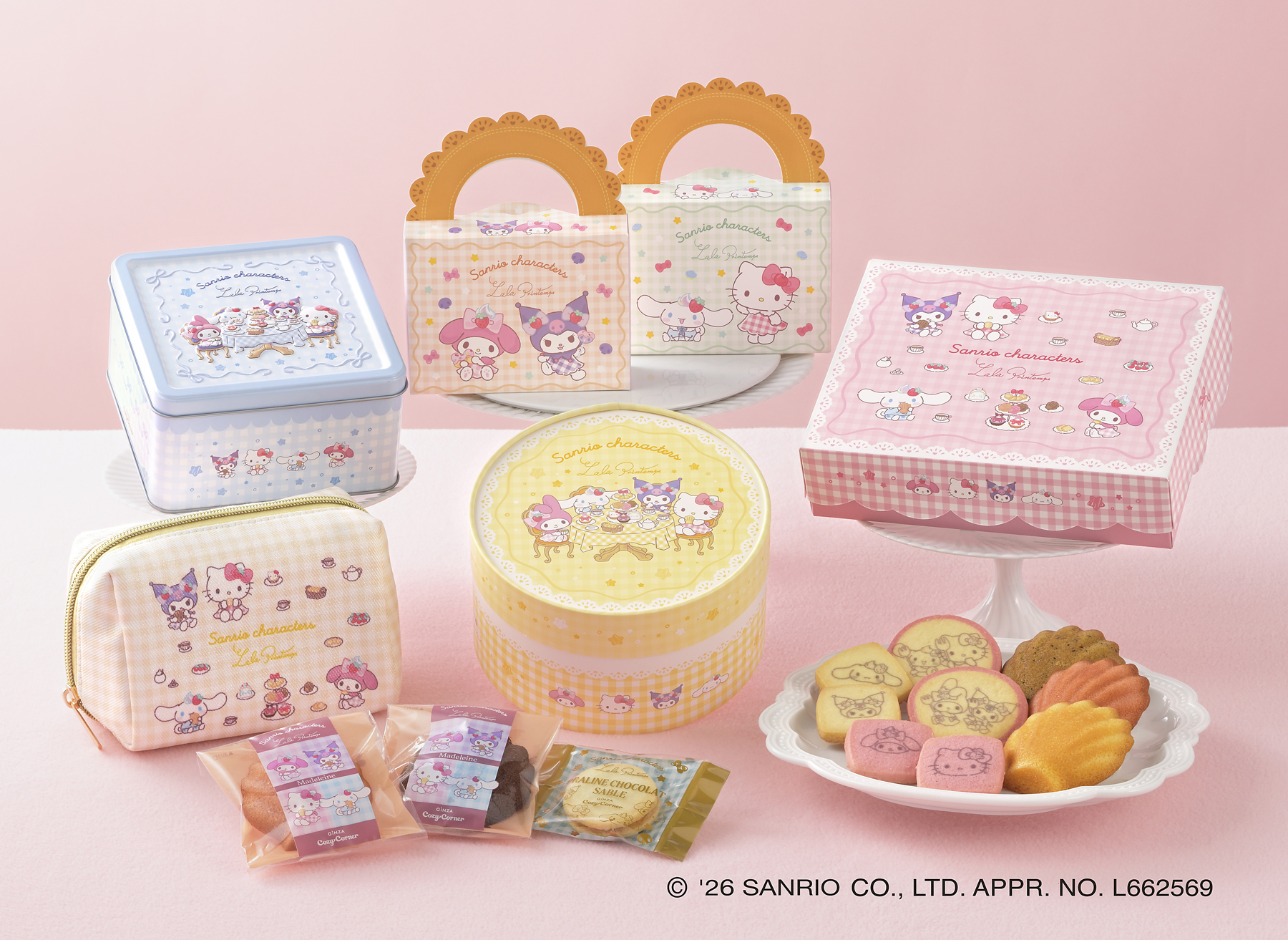 銀座コージーコーナー×サンリオのコラボ焼菓子ギフト