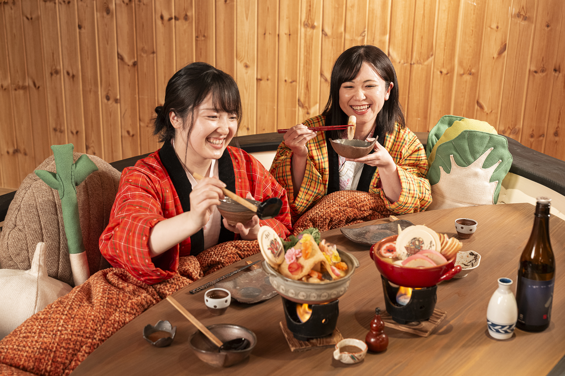 土鍋を模した「鍋こたつ」