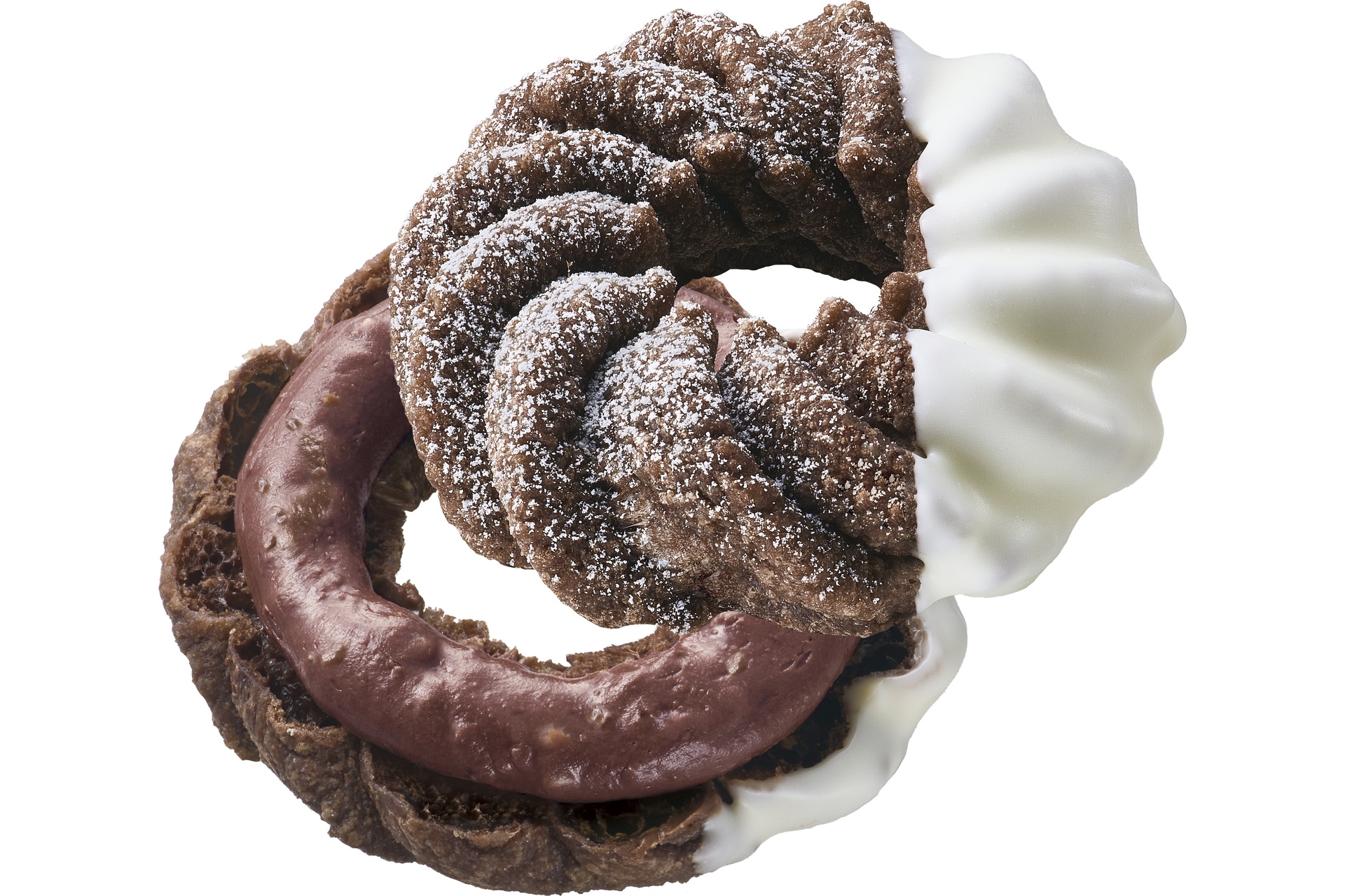 ザクザク食感がアクセントのチョコクリームをサンド