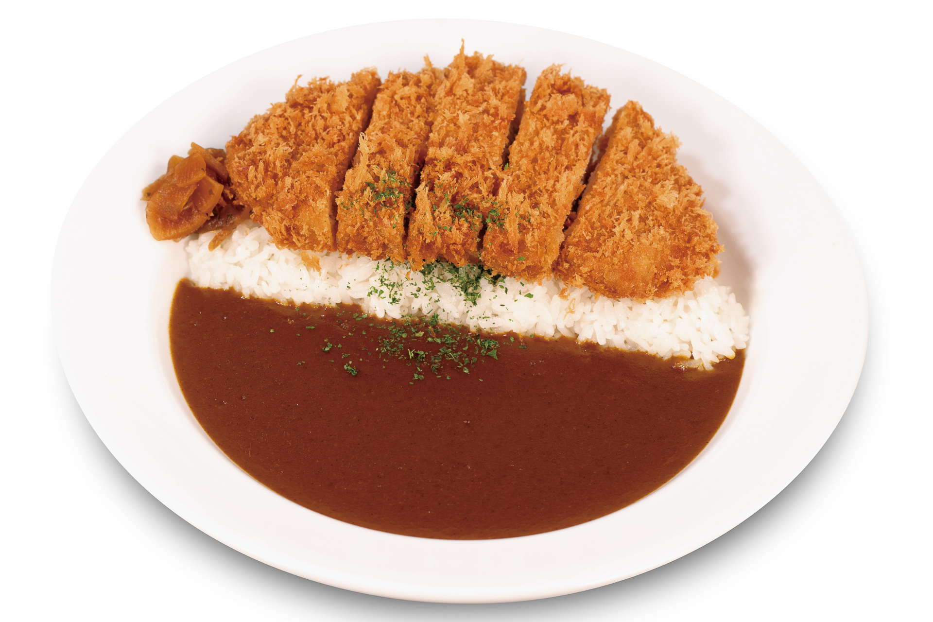 松のや「濃厚コク旨ロースかつカレー」（990円）